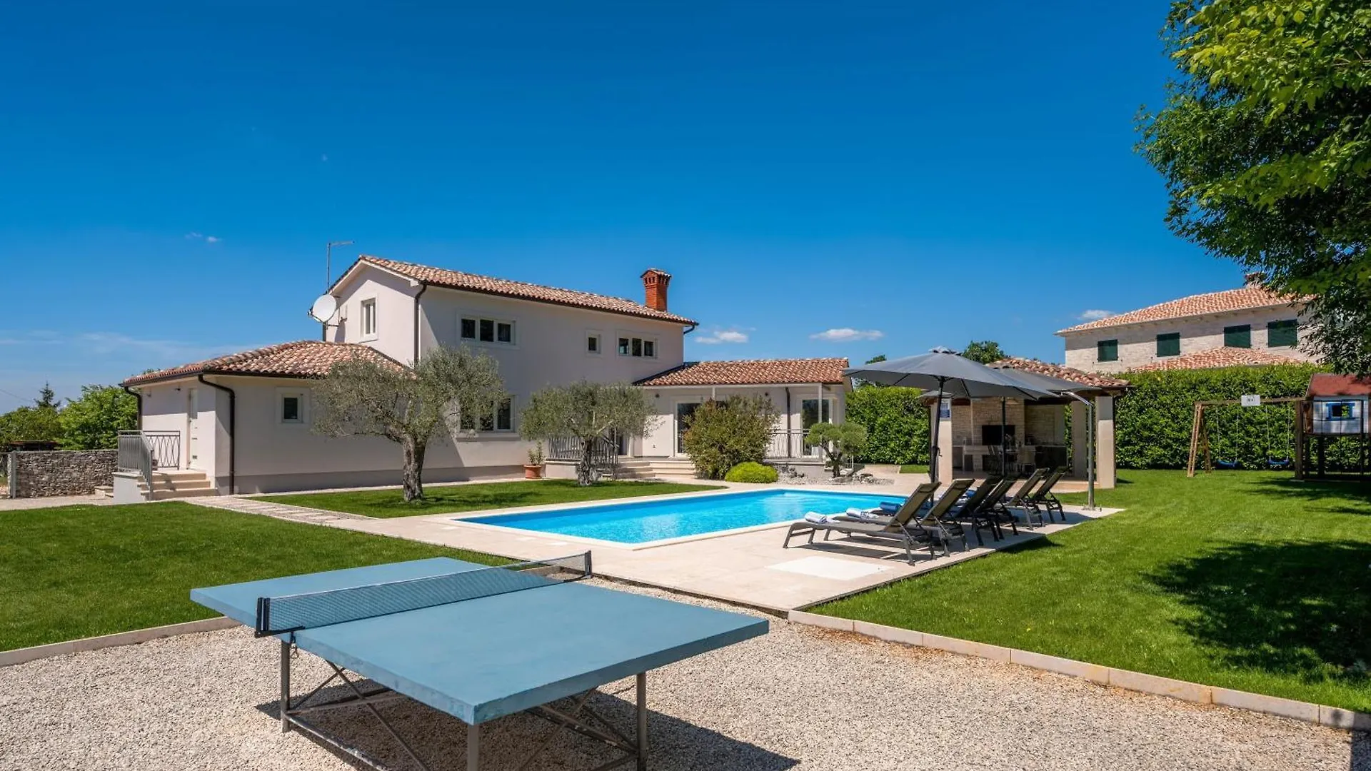 Villa Gemini Mit Salzwasserpool Und Garten Visnjan